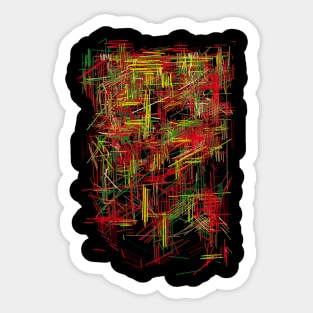 abstract face Sticker